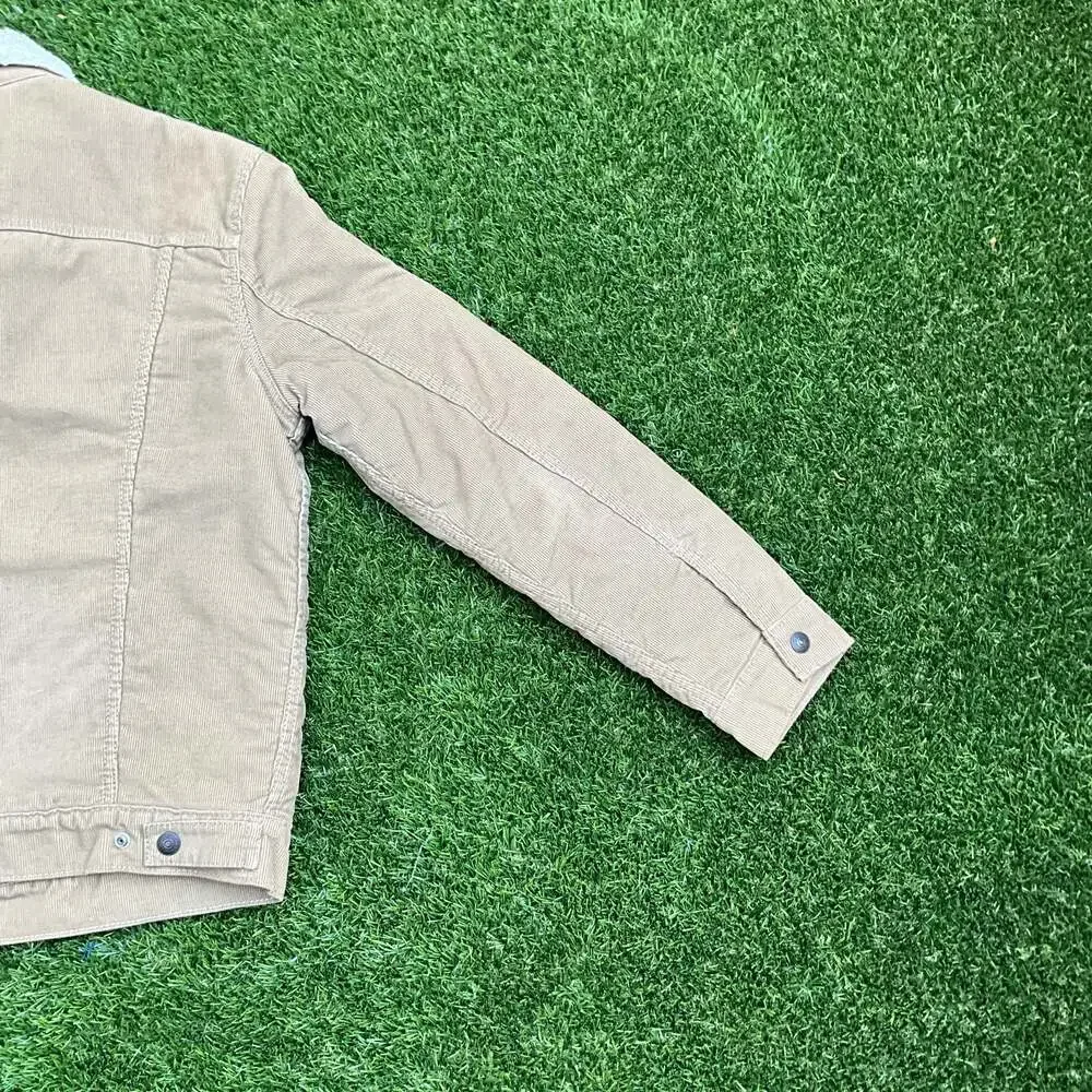 Levi's Men's Corduroy Sherpa-Lined Trucker Jacket, Size Medium
